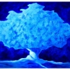 Arbre bleu