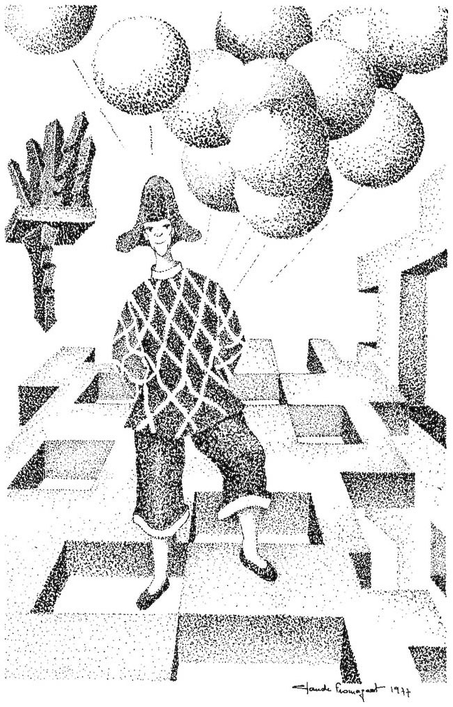 L'arlequin aux ballons