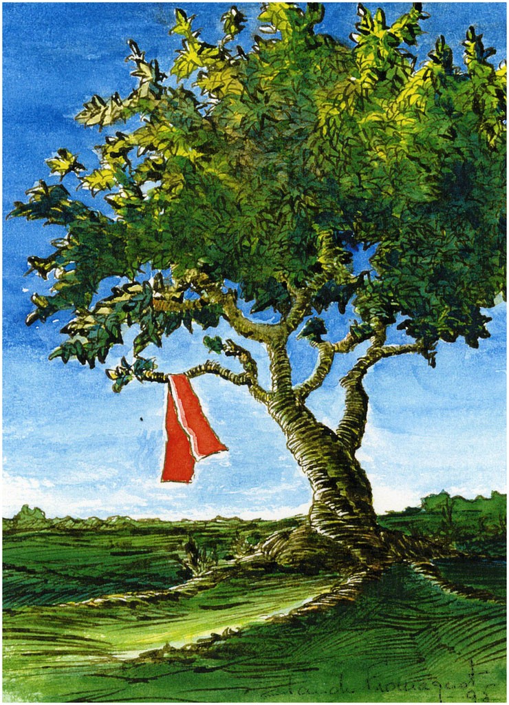 L'&eacute;charpe oubli&eacute;e